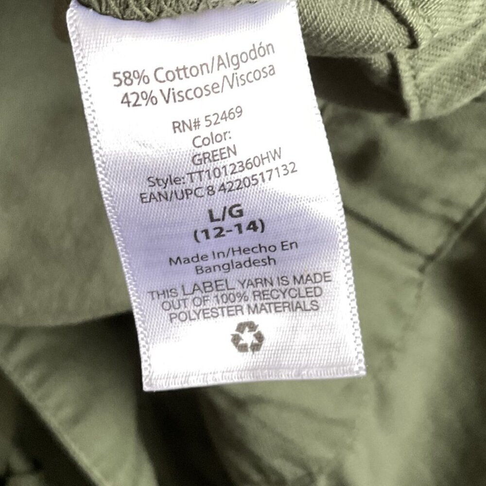 TIME AND TRU GREEN LIGHTWEIGHT JACKET GREAT CONDITION - Picture 13 of 13